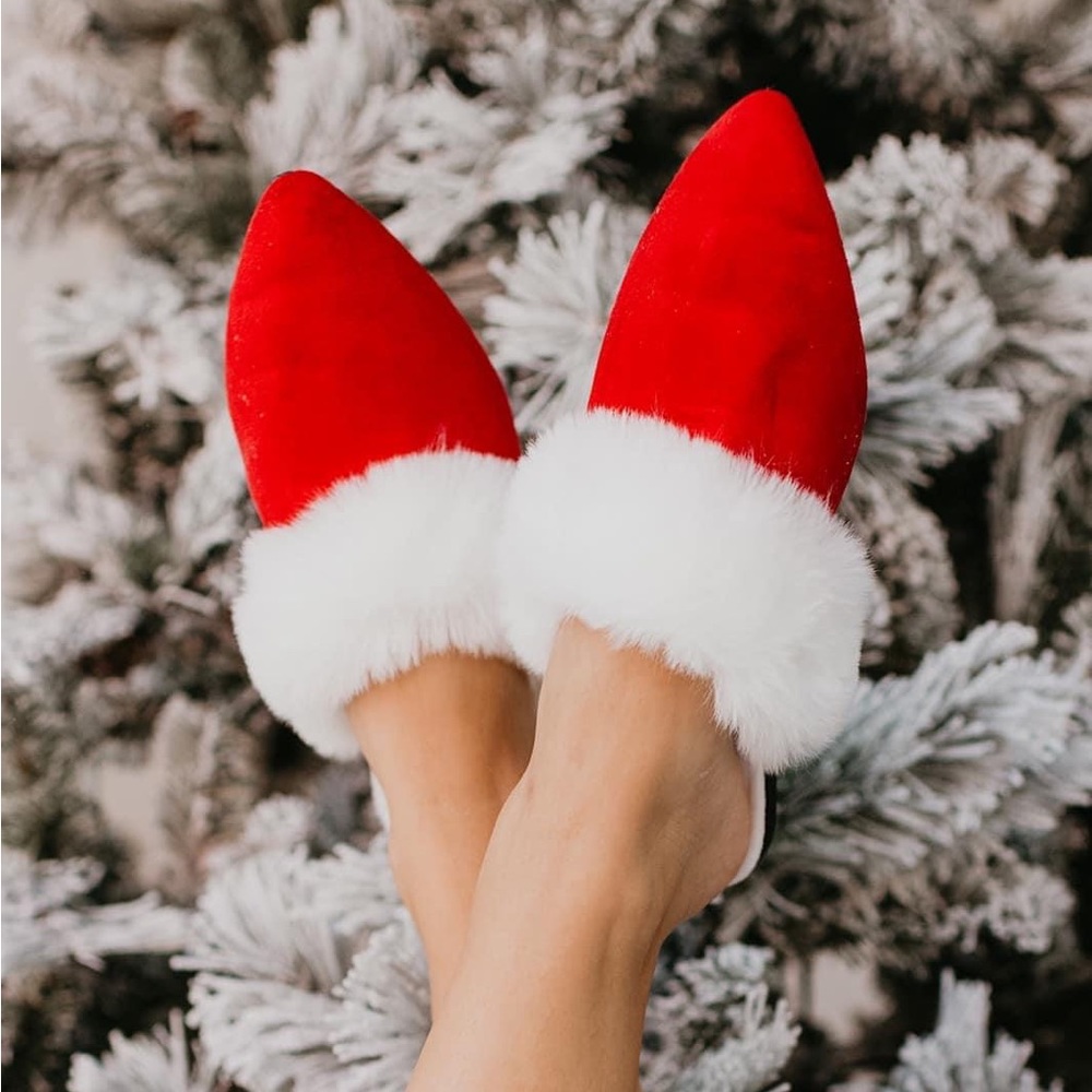 💥 BOGO 💥 NWT Rollasole Santa Baby Slip On Mule | Slipper | 6 7 8 9 10 11